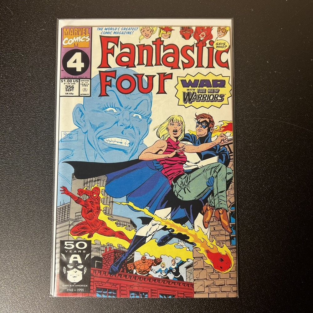 Fantastic Four #356 Marvel‎ Comics 1991 New Warriors